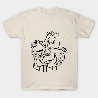 care bear with horseback T-Shirt